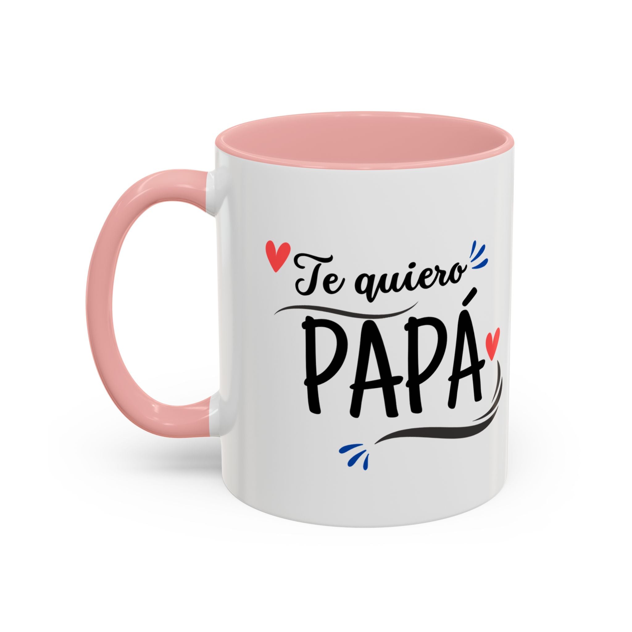 Taza “Feliz Día Papá” | Taza de Café con Interior de Color 11 oz y 15 oz