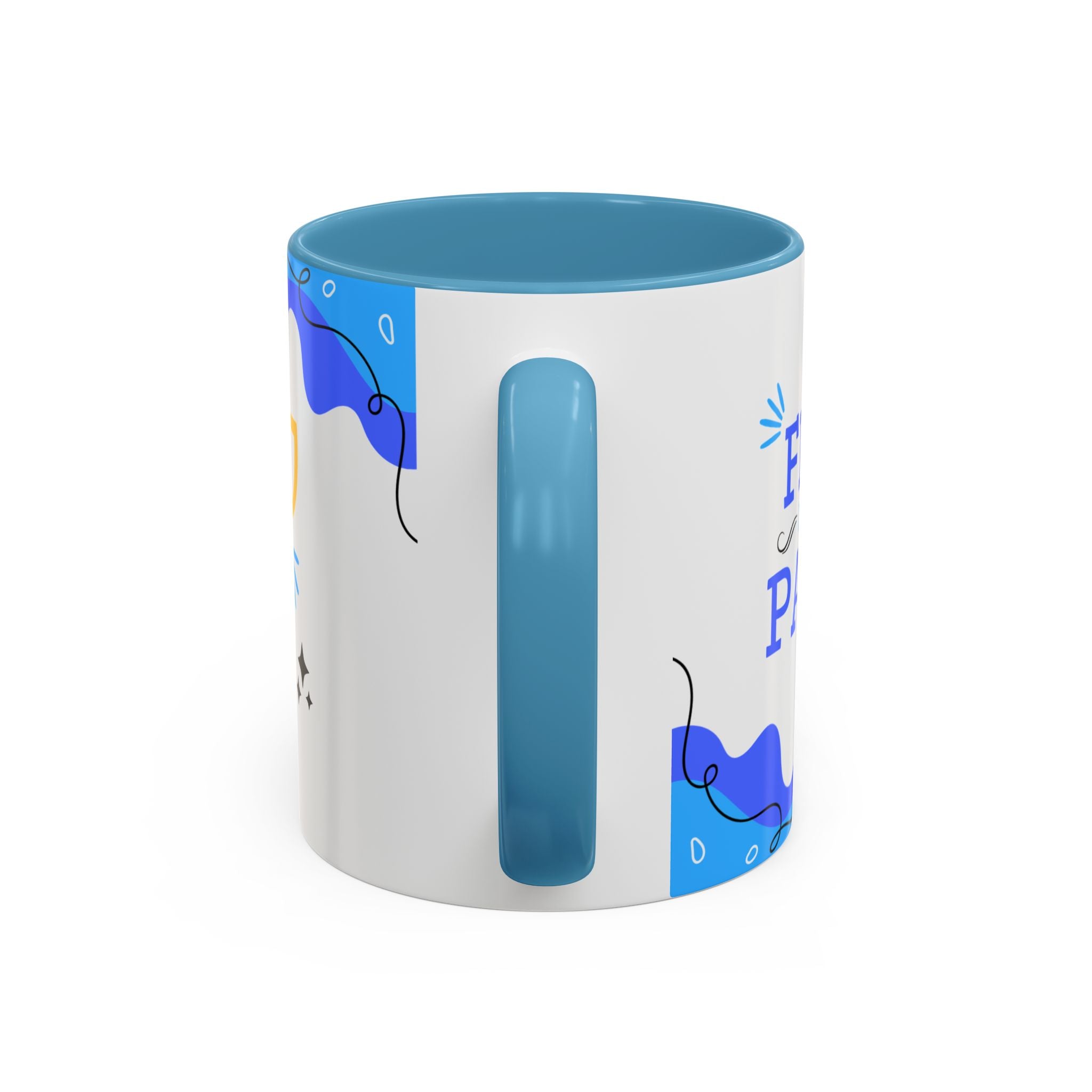 Taza “Feliz Día Papá” | Taza de Café con Interior de Color 11 oz y 15 oz