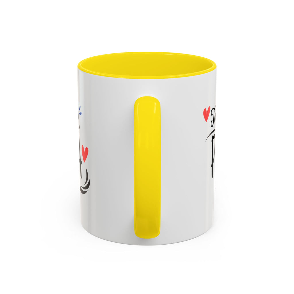 Taza “Feliz Día Papá” | Taza de Café con Interior de Color 11 oz y 15 oz