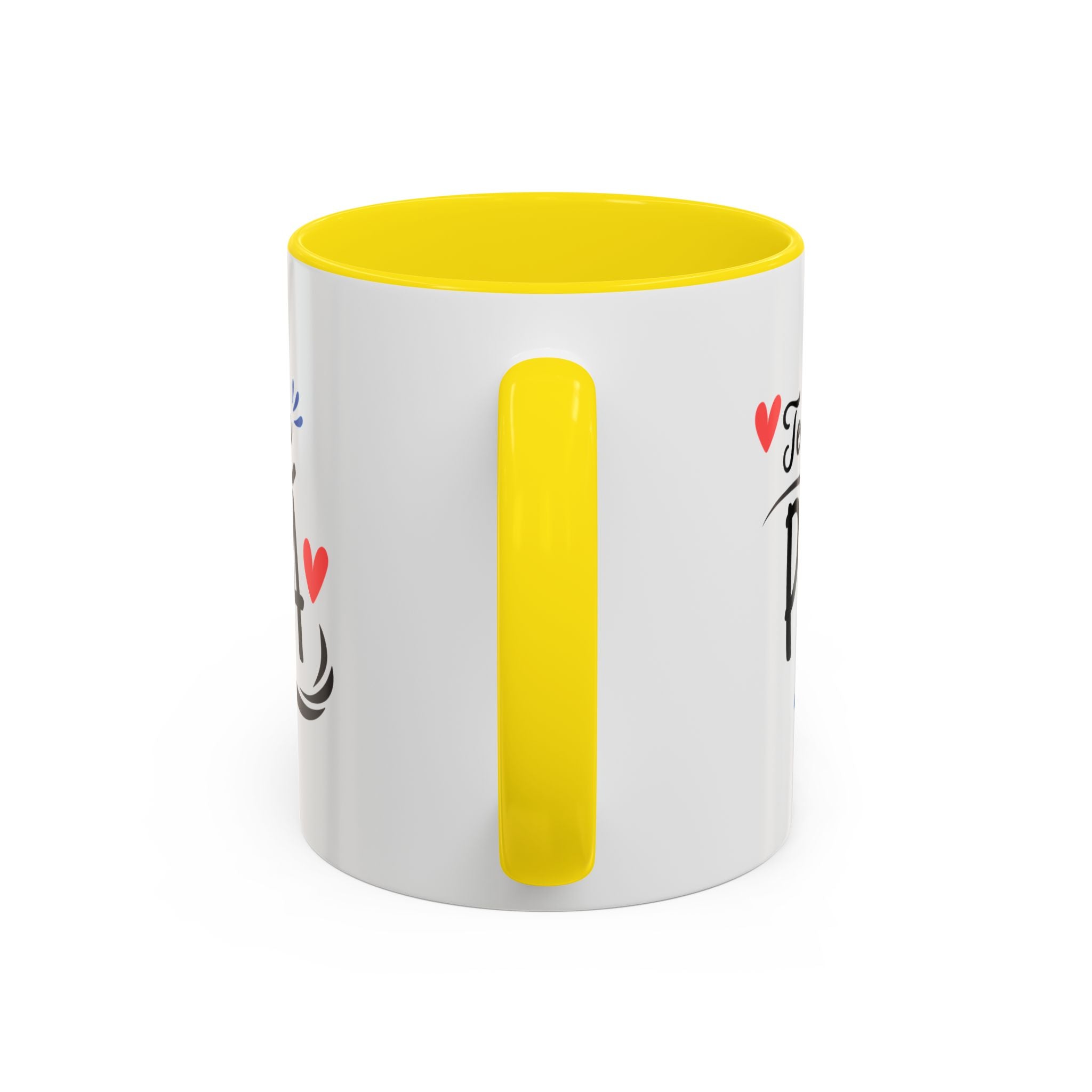 Taza “Feliz Día Papá” | Taza de Café con Interior de Color 11 oz y 15 oz