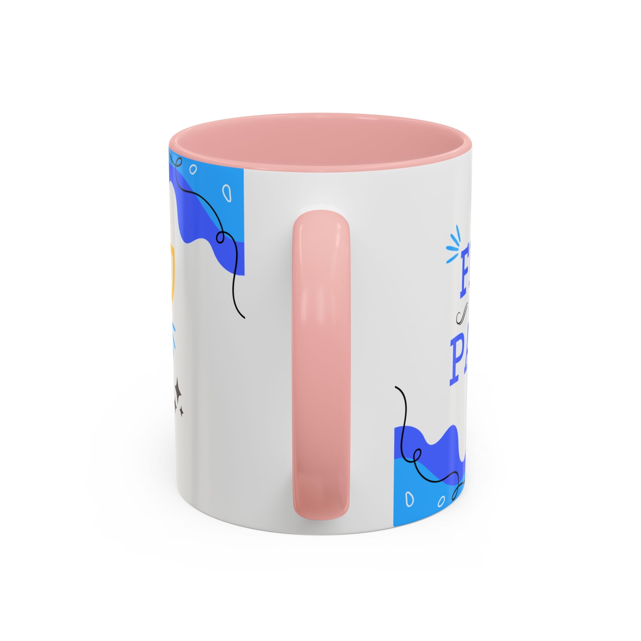 Taza “Feliz Día Papá” | Taza de Café con Interior de Color 11 oz y 15 oz