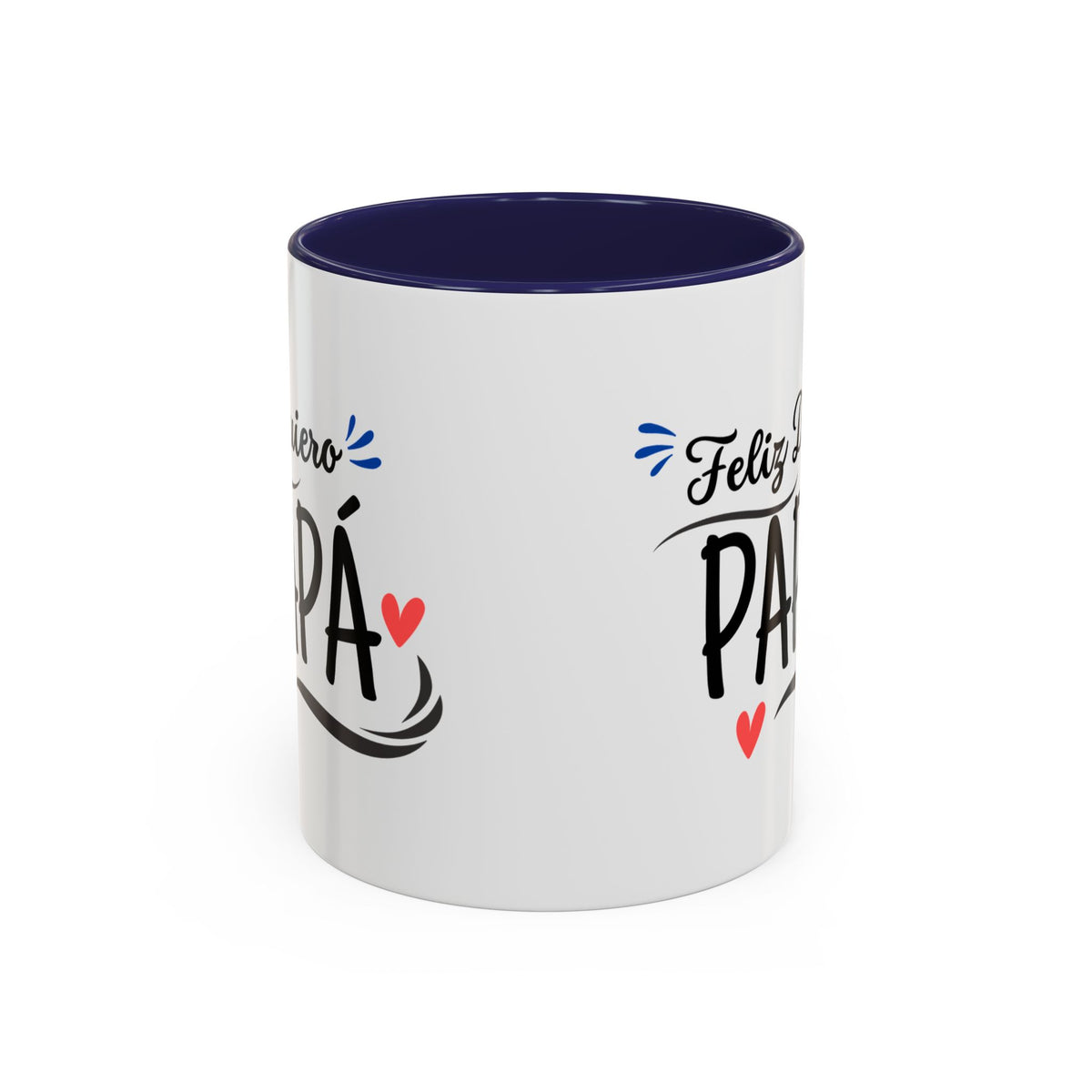 Taza “Feliz Día Papá” | Taza de Café con Interior de Color 11 oz y 15 oz
