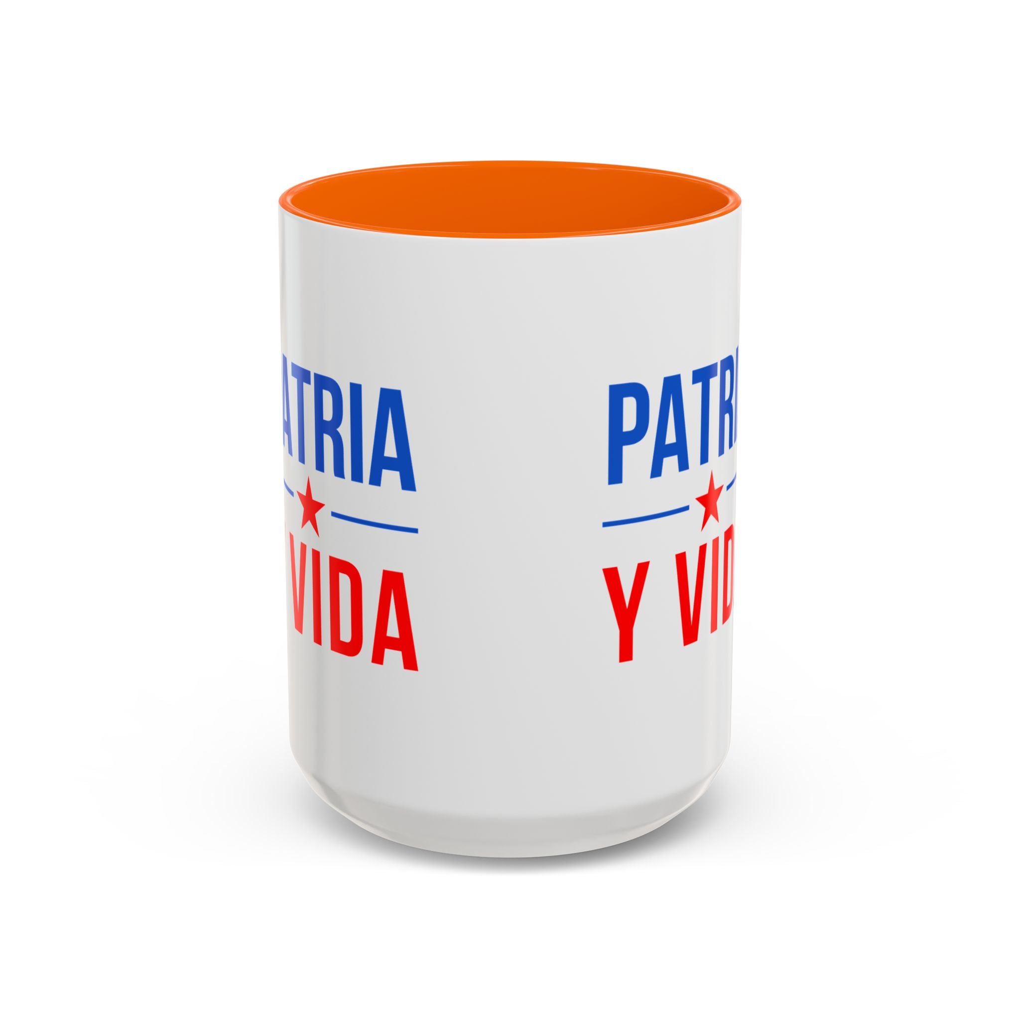 Taza “Patria y Vida” | Taza de Café con Interior de Color 11 oz y 15 oz