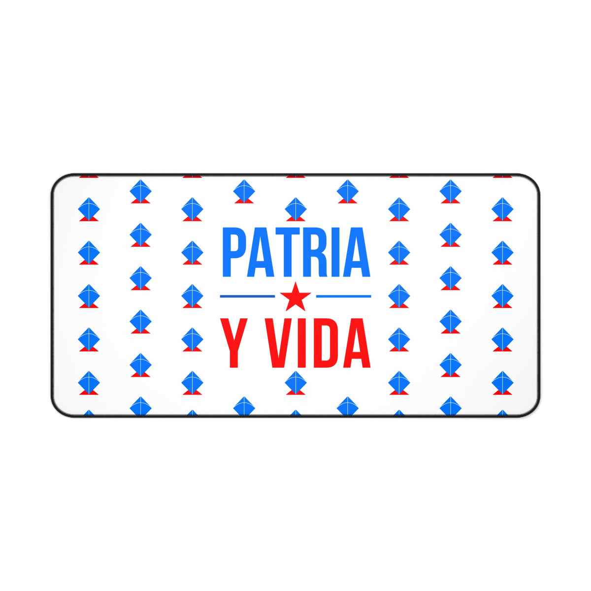 Patria y Vida Desk Mat — Desk Mat Cubano Minimalista