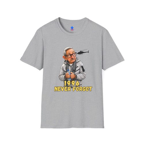 Camiseta “1996 Never Forgot” — Caricatura de Raúl Castro Edición Miami