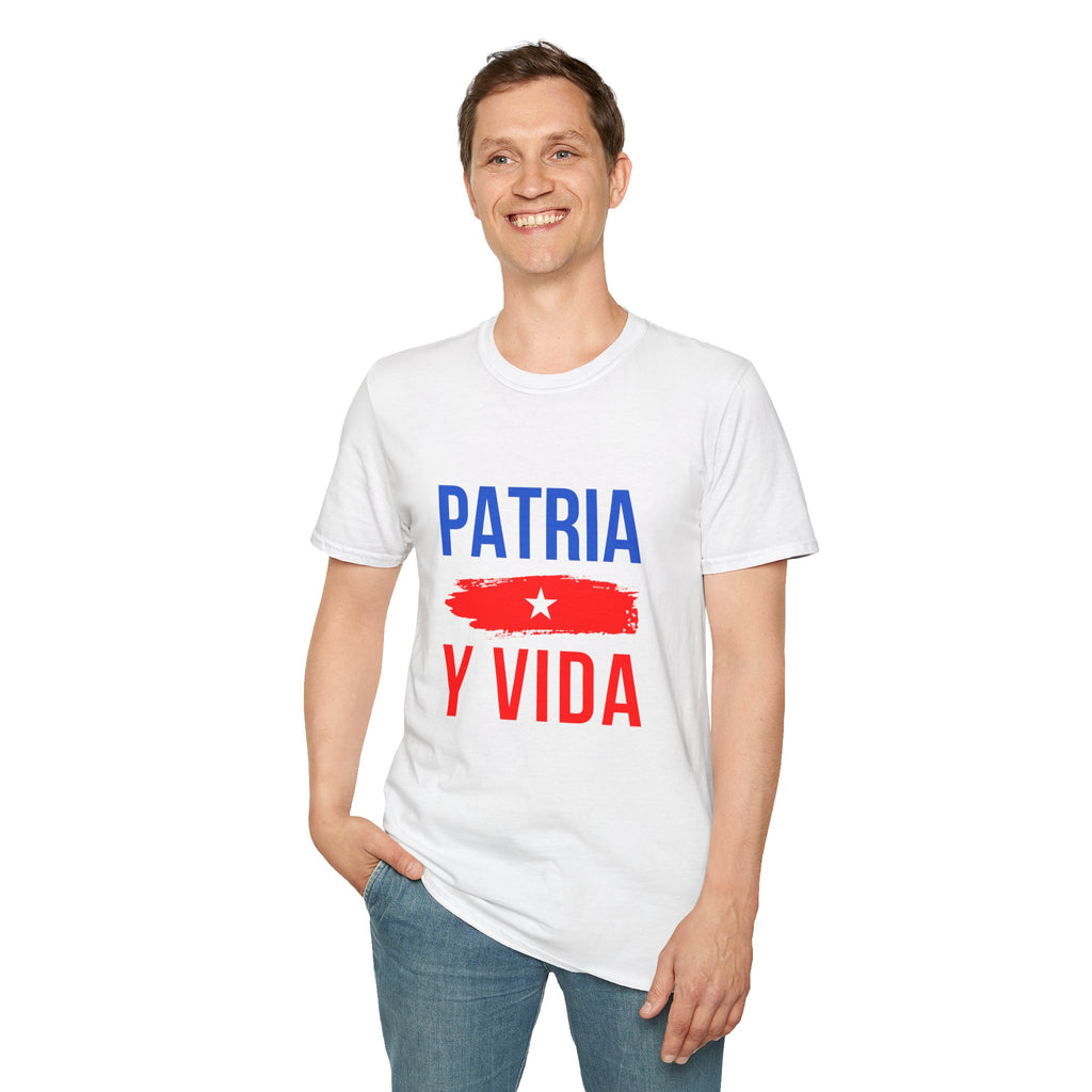 Camiseta “Patria y Vida” — Tee Cubano Minimalista