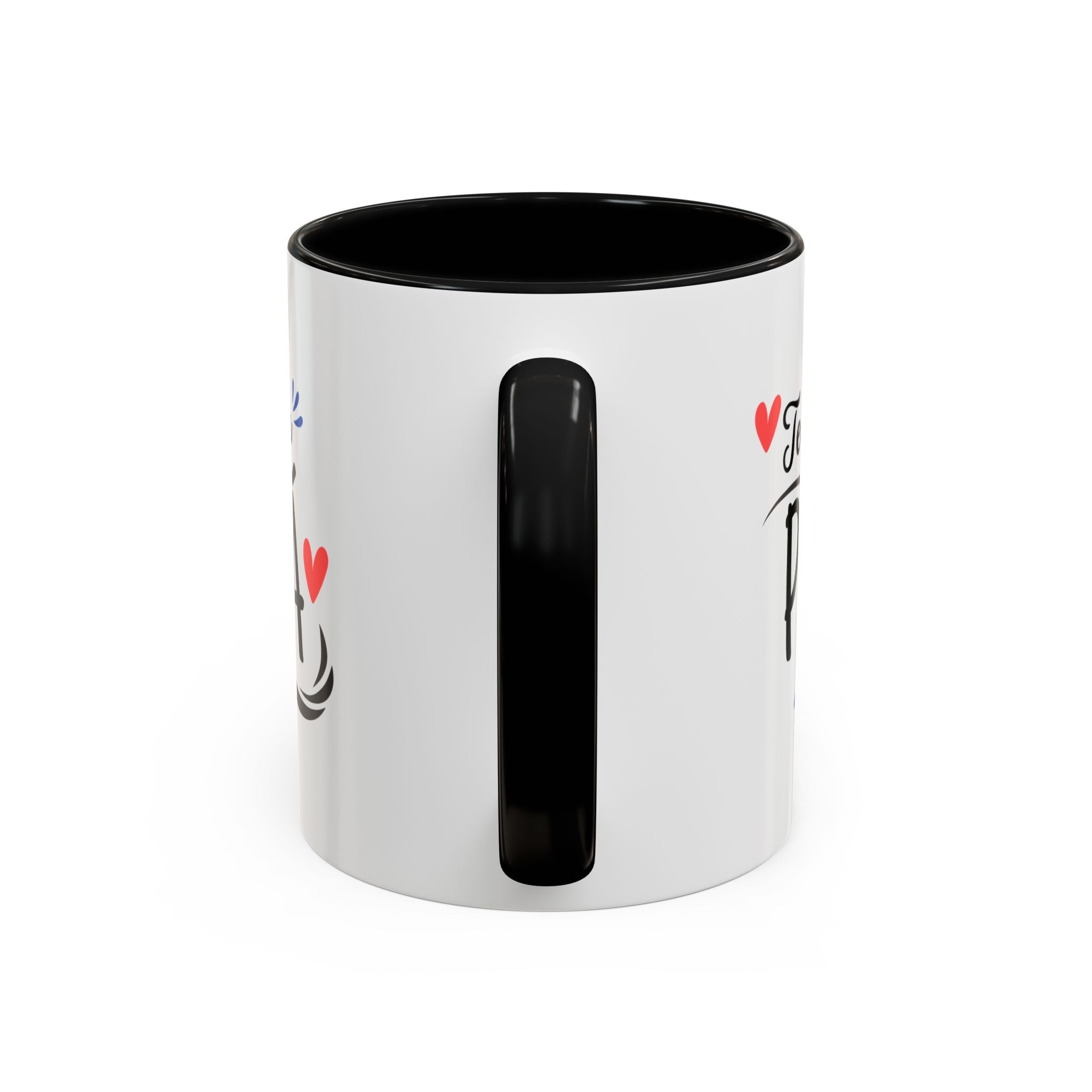 Taza “Feliz Día Papá” | Taza de Café con Interior de Color 11 oz y 15 oz