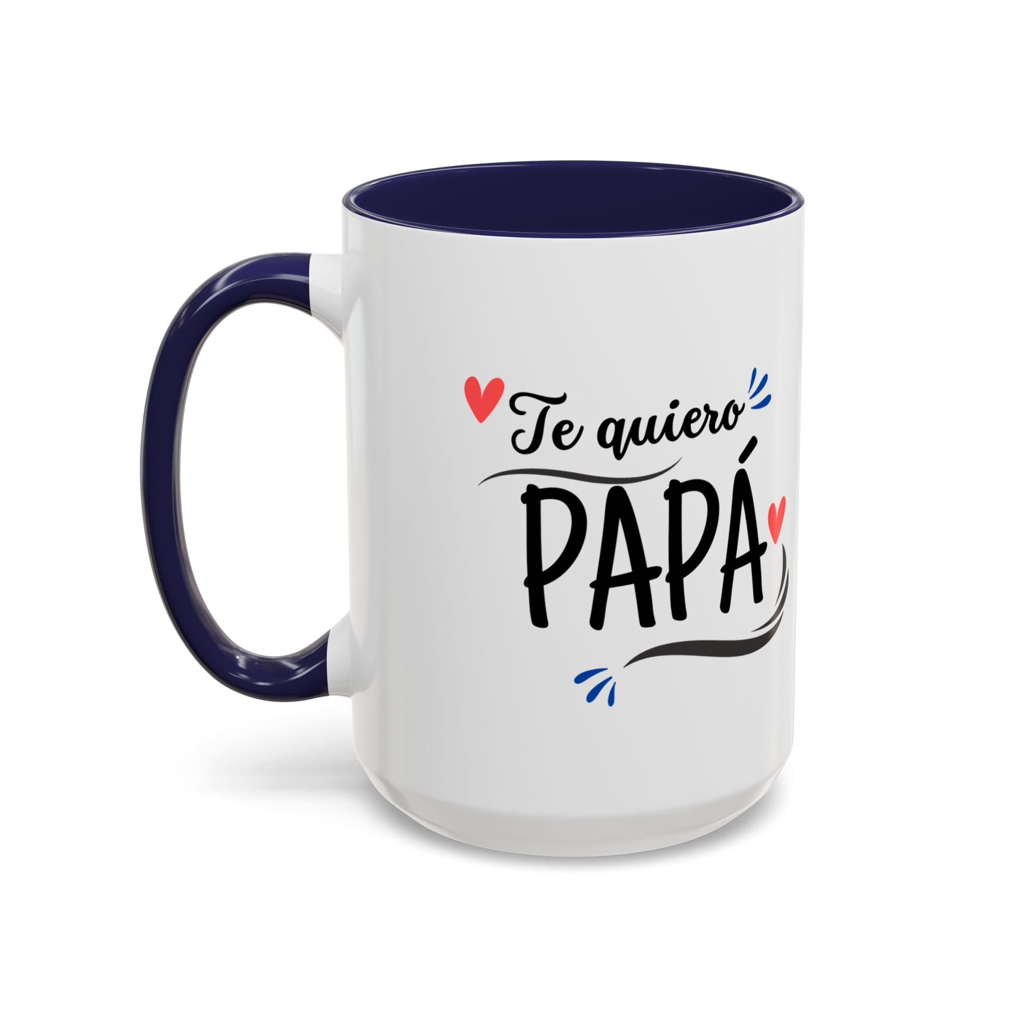 Taza “Feliz Día Papá” | Taza de Café con Interior de Color 11 oz y 15 oz