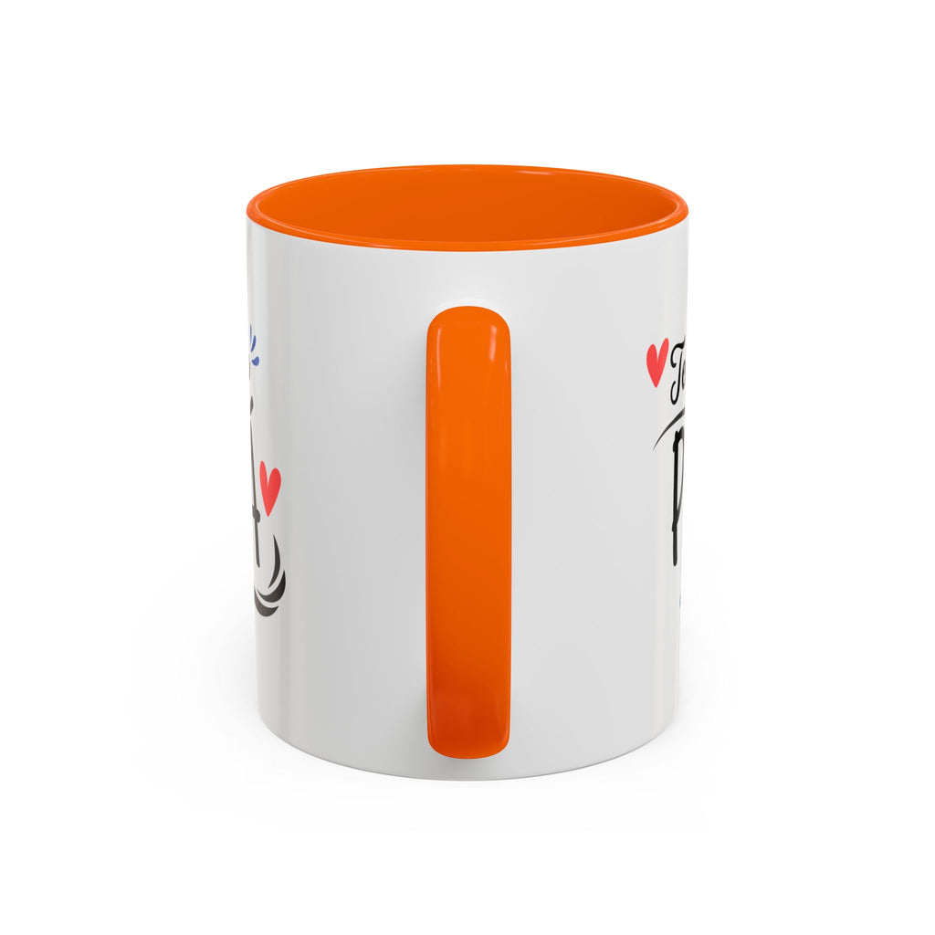 Taza “Feliz Día Papá” | Taza de Café con Interior de Color 11 oz y 15 oz