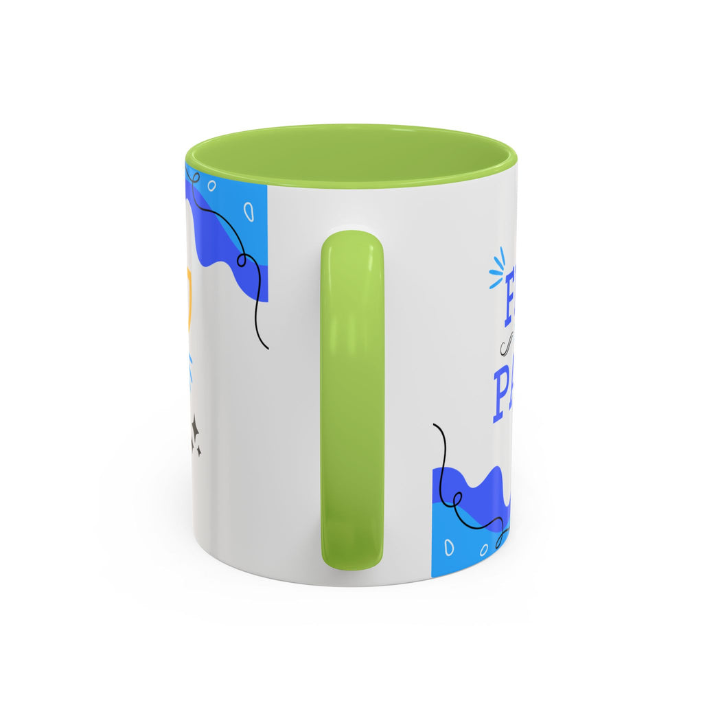 Taza “Feliz Día Papá” | Taza de Café con Interior de Color 11 oz y 15 oz