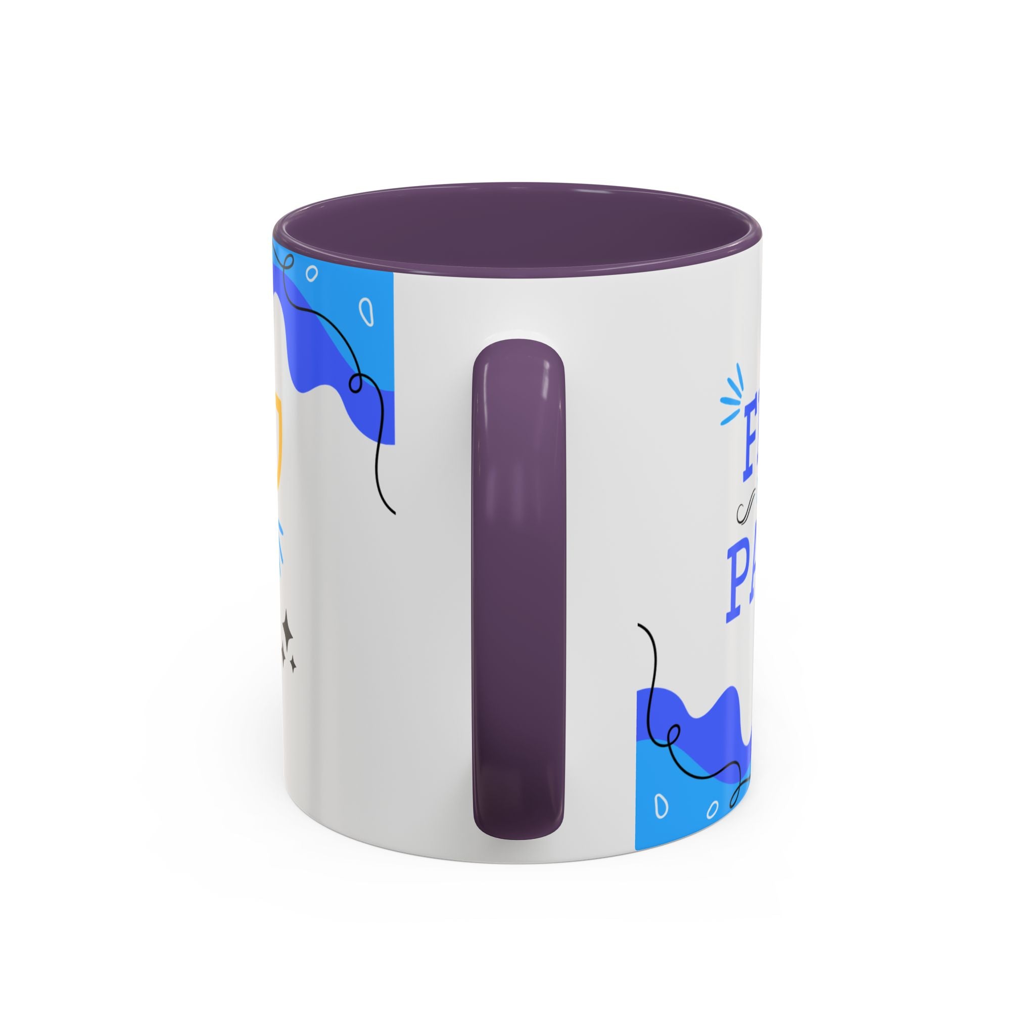 Taza “Feliz Día Papá” | Taza de Café con Interior de Color 11 oz y 15 oz
