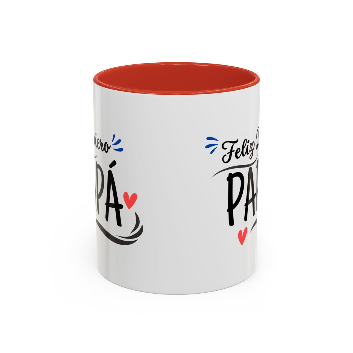 Taza “Feliz Día Papá” | Taza de Café con Interior de Color 11 oz y 15 oz