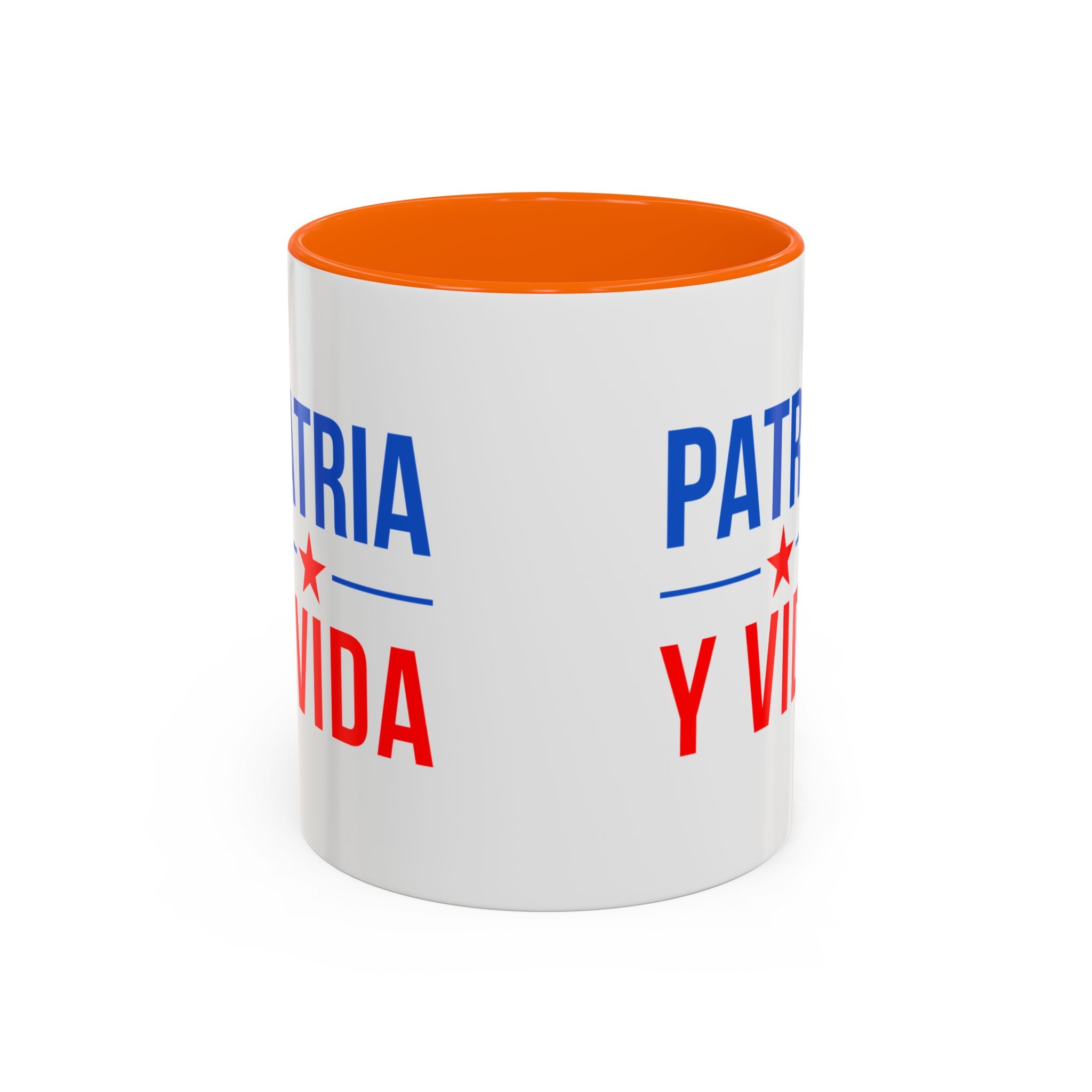 Taza “Patria y Vida” | Taza de Café con Interior de Color 11 oz y 15 oz