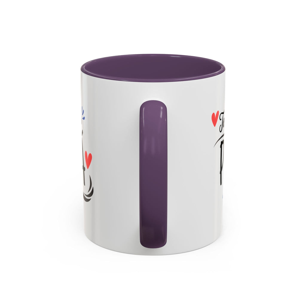 Taza “Feliz Día Papá” | Taza de Café con Interior de Color 11 oz y 15 oz