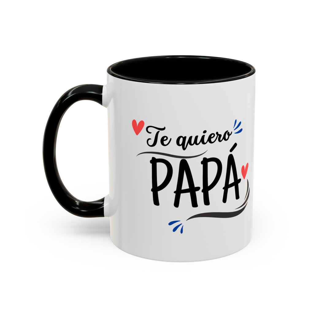 Taza “Feliz Día Papá” | Taza de Café con Interior de Color 11 oz y 15 oz