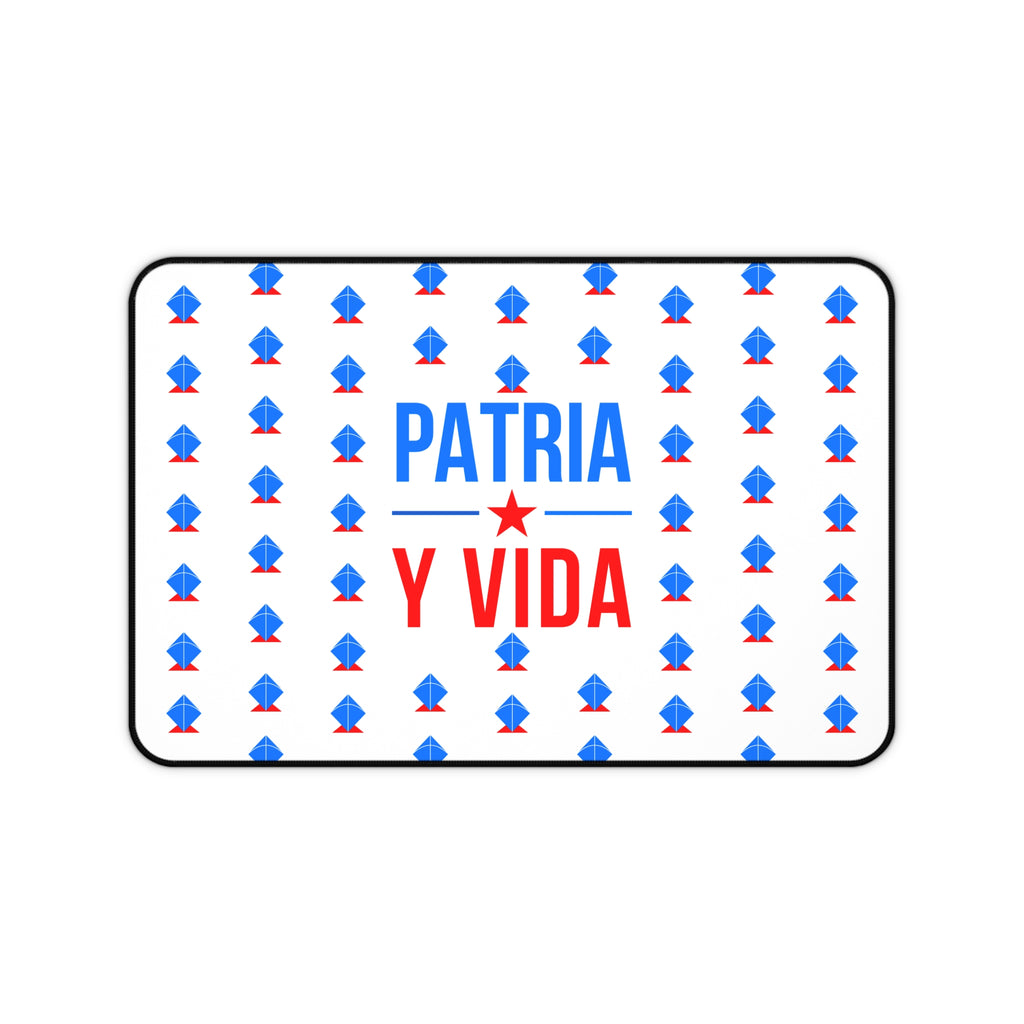 Patria y Vida Desk Mat — Desk Mat Cubano Minimalista