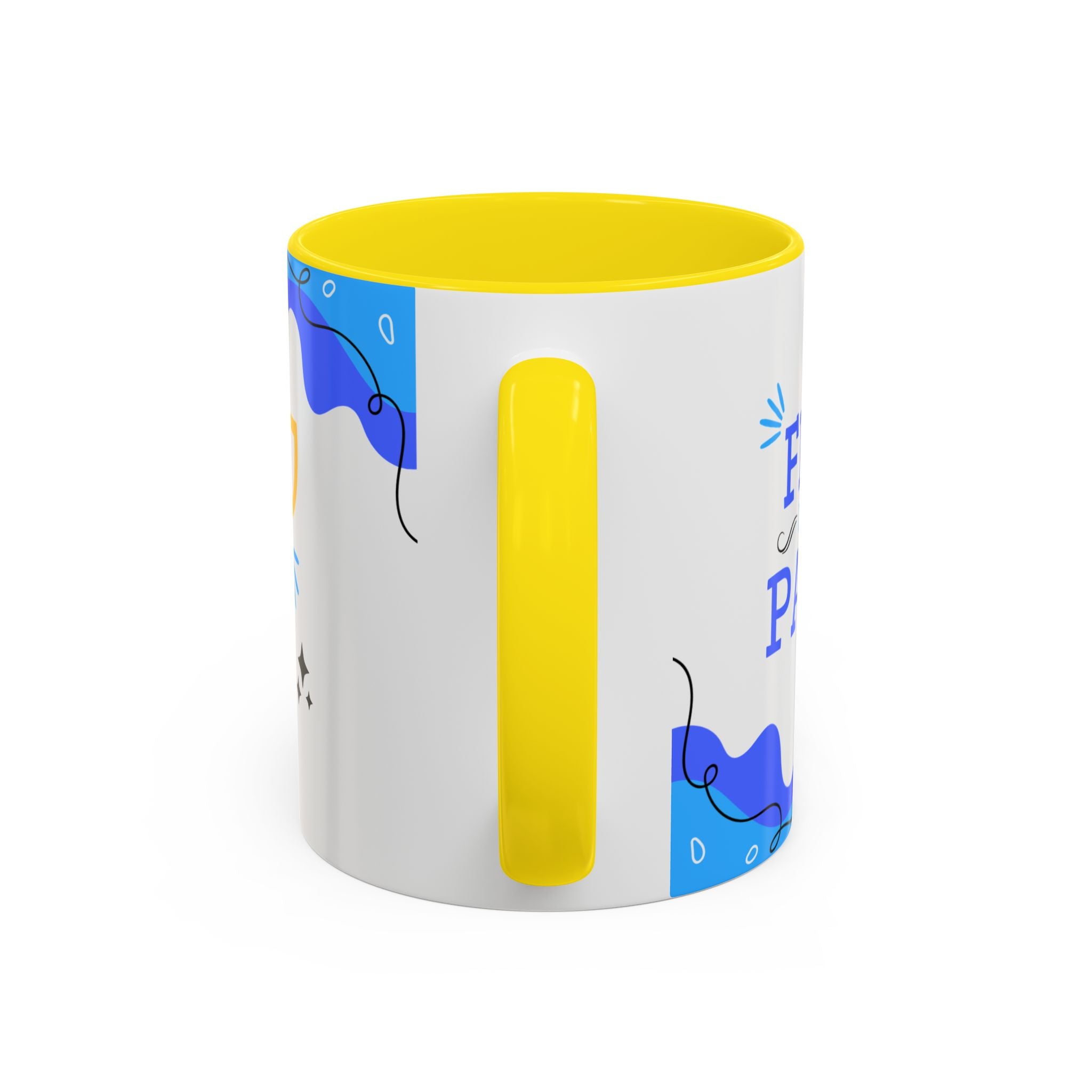 Taza “Feliz Día Papá” | Taza de Café con Interior de Color 11 oz y 15 oz