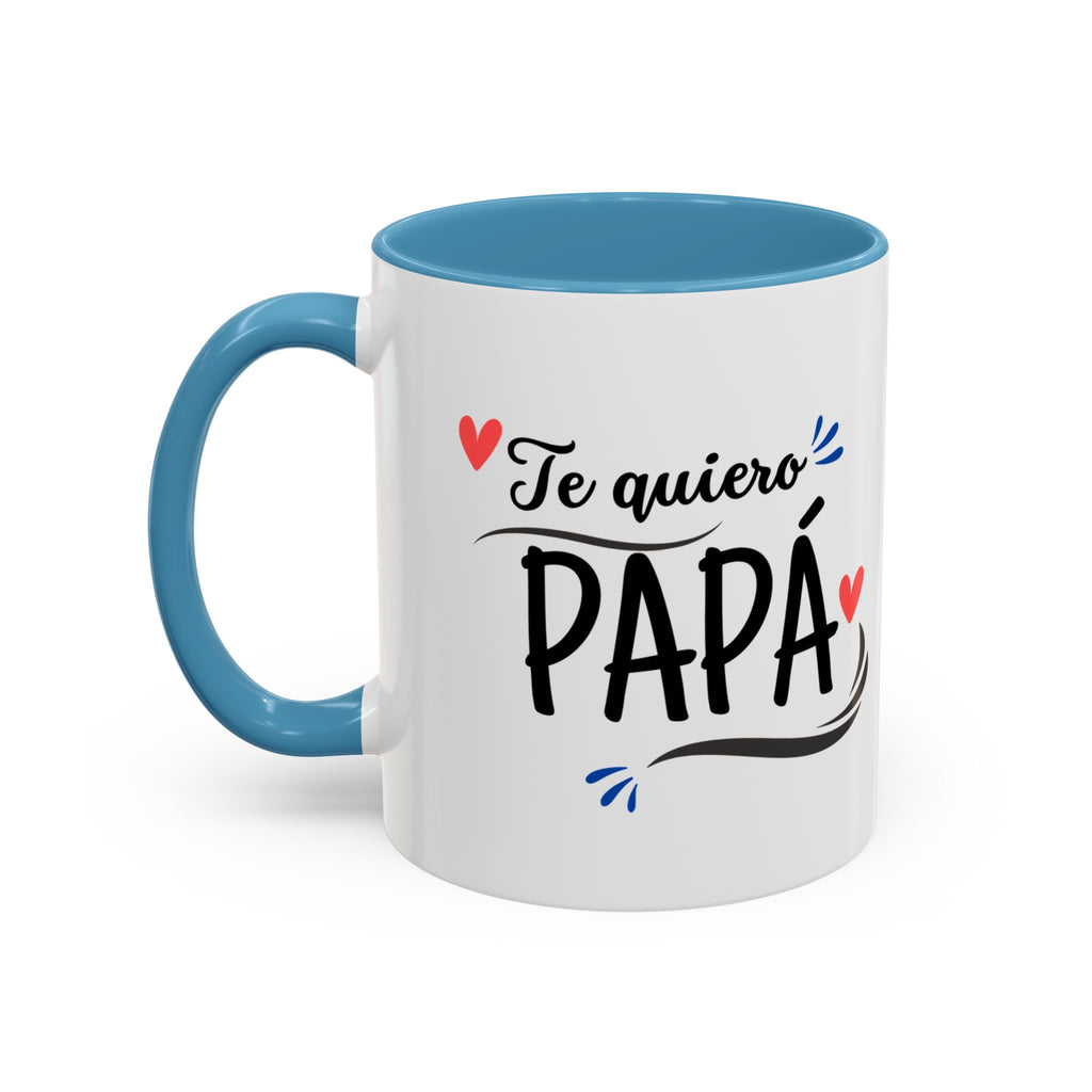Taza “Feliz Día Papá” | Taza de Café con Interior de Color 11 oz y 15 oz