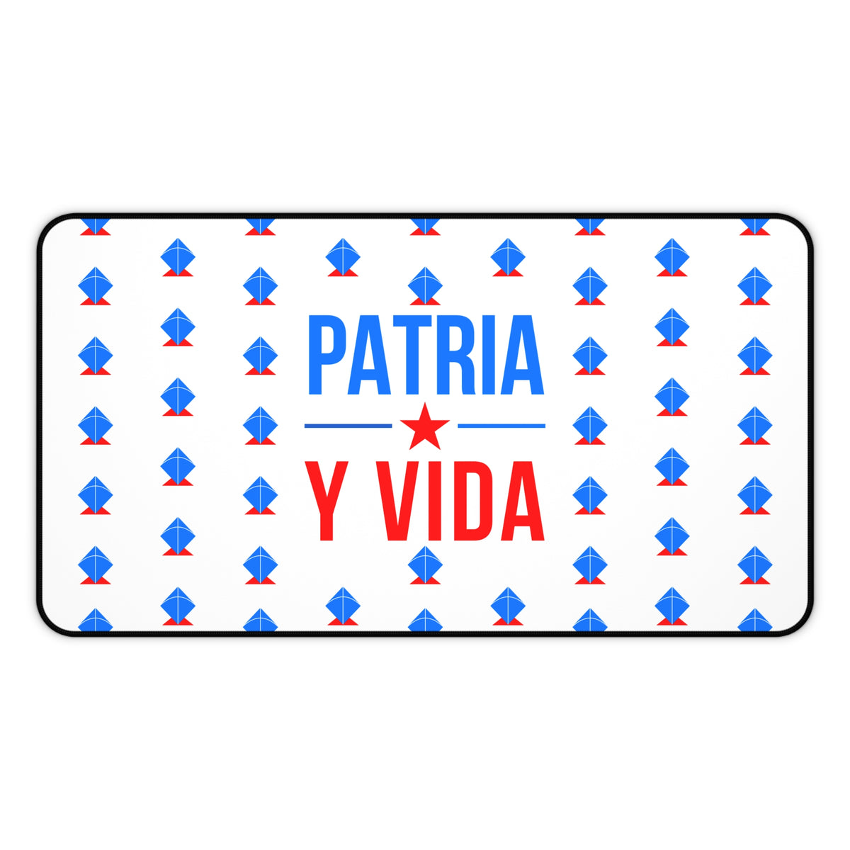 Patria y Vida Desk Mat — Desk Mat Cubano Minimalista