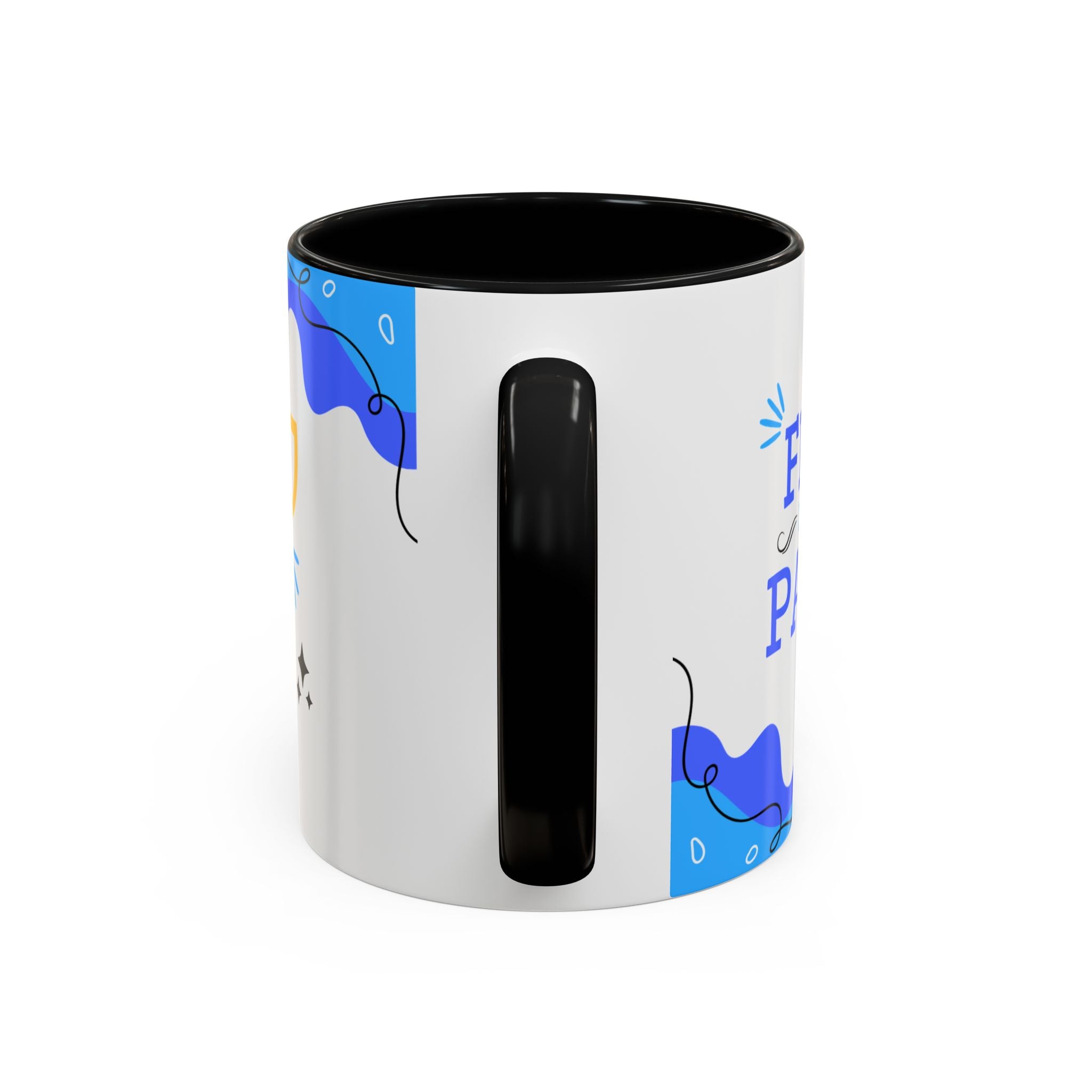 Taza “Feliz Día Papá” | Taza de Café con Interior de Color 11 oz y 15 oz