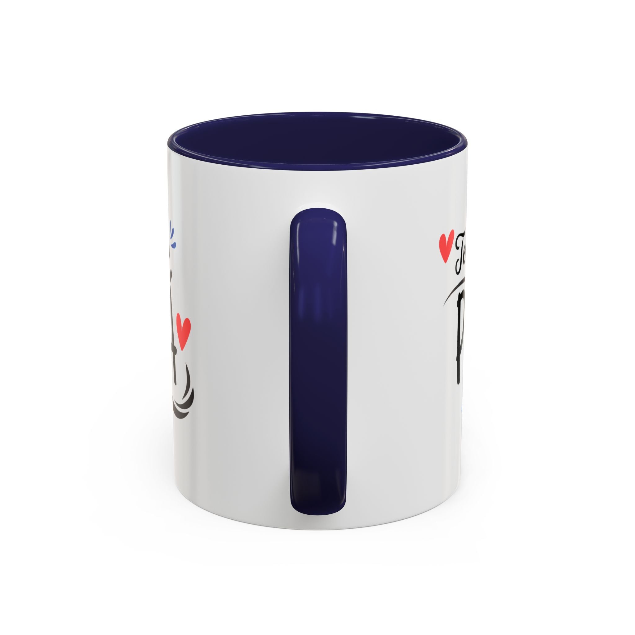 Taza “Feliz Día Papá” | Taza de Café con Interior de Color 11 oz y 15 oz