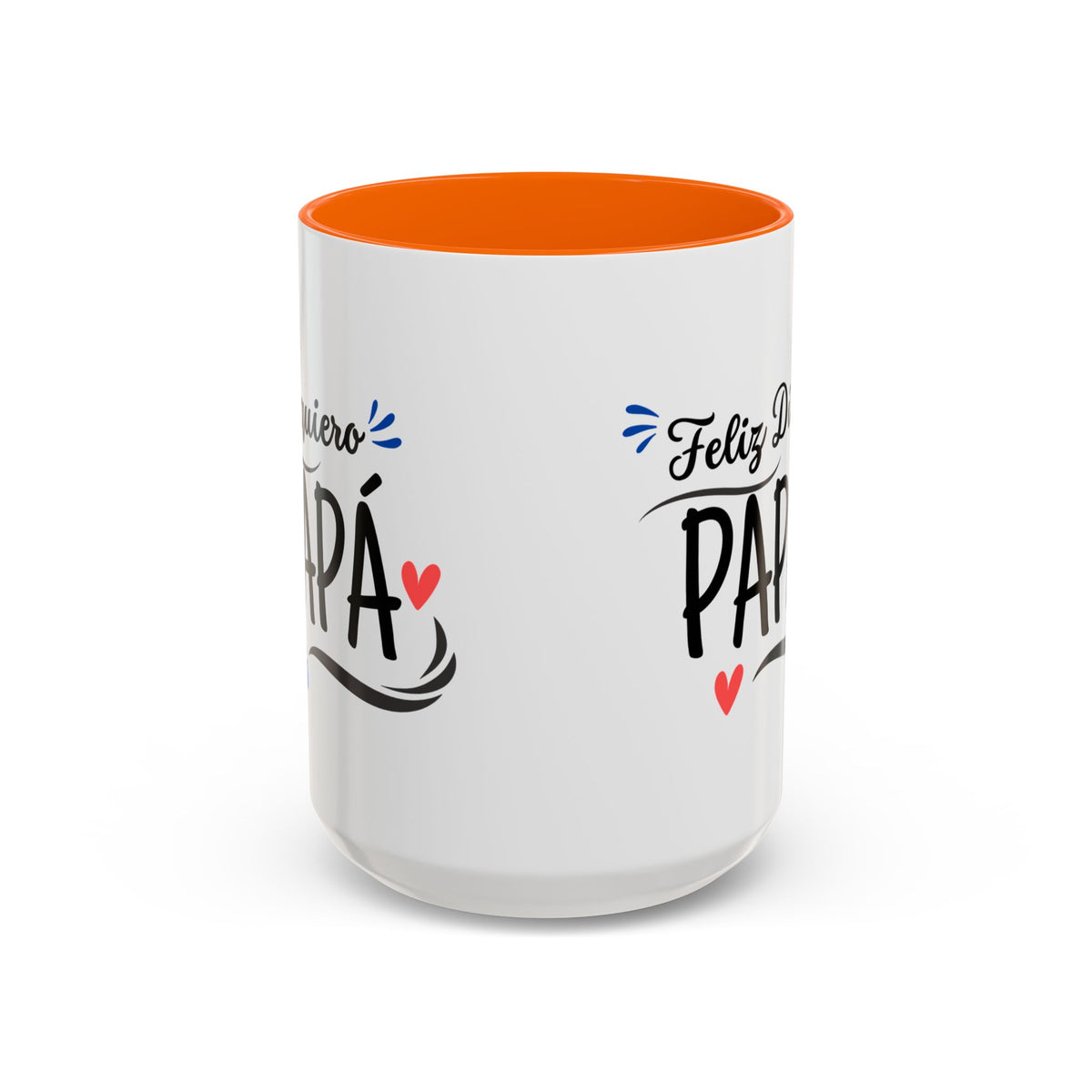 Taza “Feliz Día Papá” | Taza de Café con Interior de Color 11 oz y 15 oz