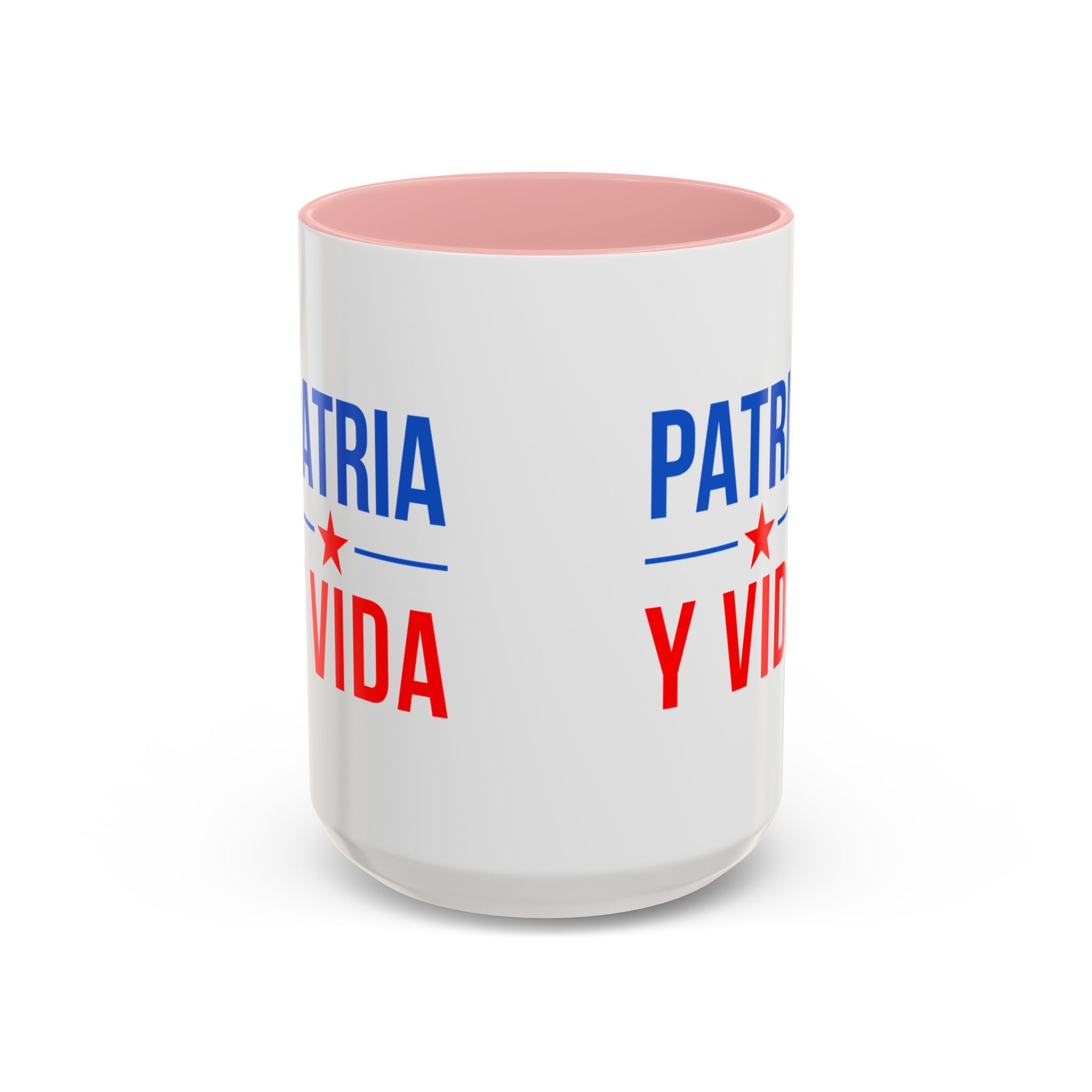 Taza “Patria y Vida” | Taza de Café con Interior de Color 11 oz y 15 oz