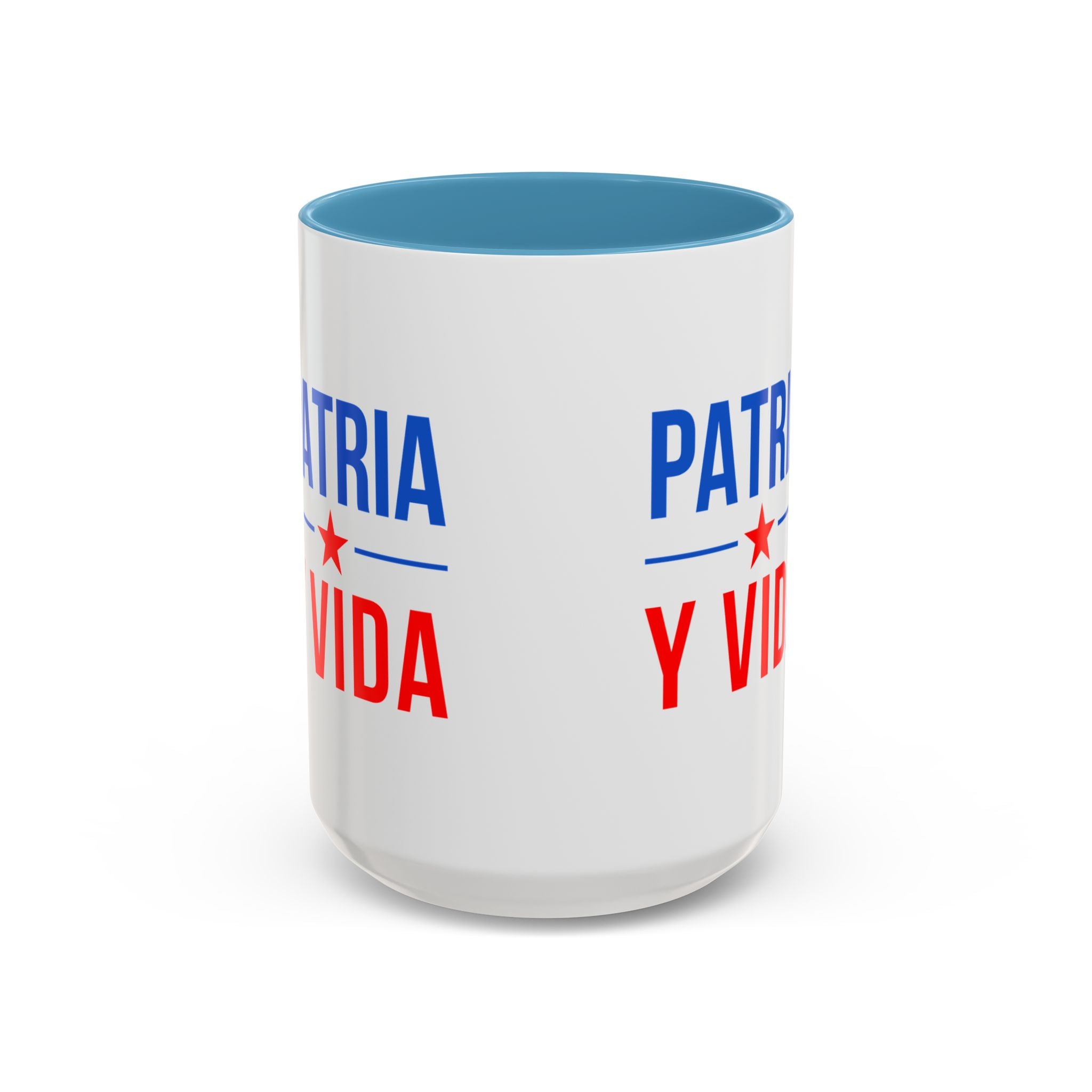 Taza “Patria y Vida” | Taza de Café con Interior de Color 11 oz y 15 oz