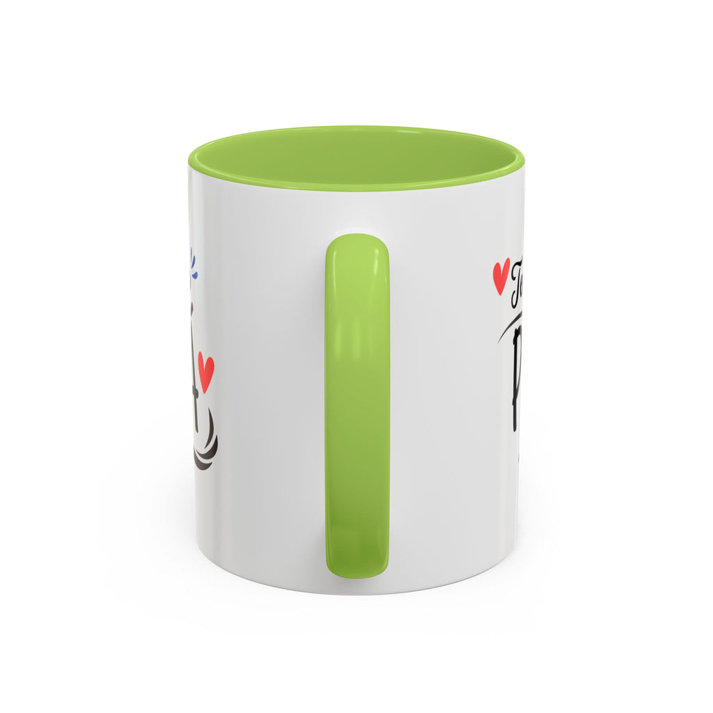 Taza “Feliz Día Papá” | Taza de Café con Interior de Color 11 oz y 15 oz