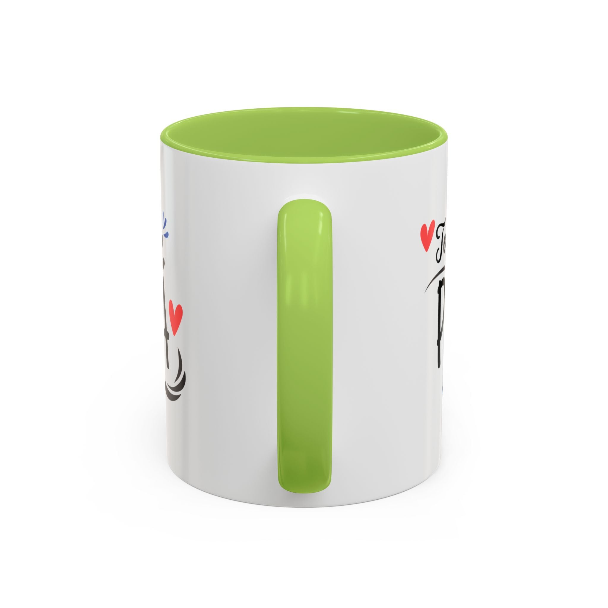 Taza “Feliz Día Papá” | Taza de Café con Interior de Color 11 oz y 15 oz