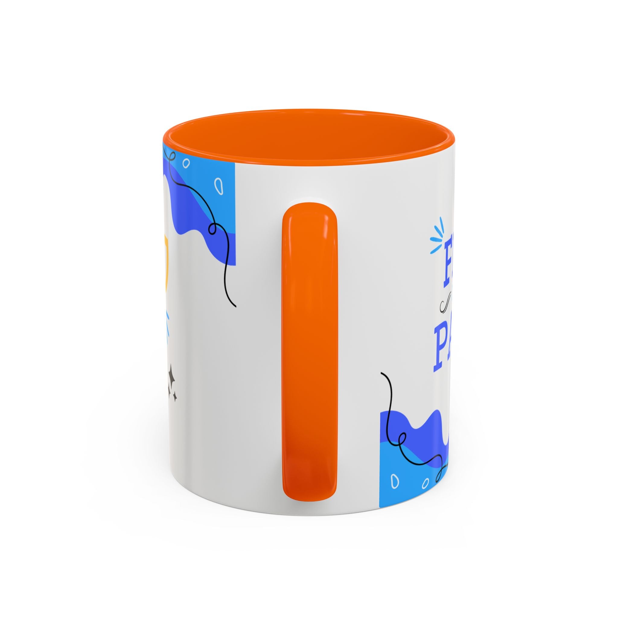 Taza “Feliz Día Papá” | Taza de Café con Interior de Color 11 oz y 15 oz