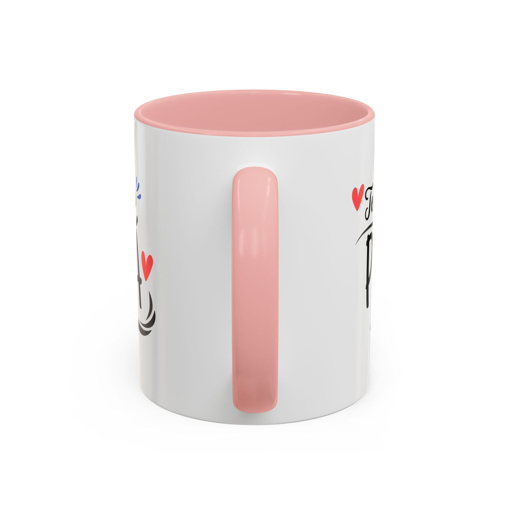 Taza “Feliz Día Papá” | Taza de Café con Interior de Color 11 oz y 15 oz