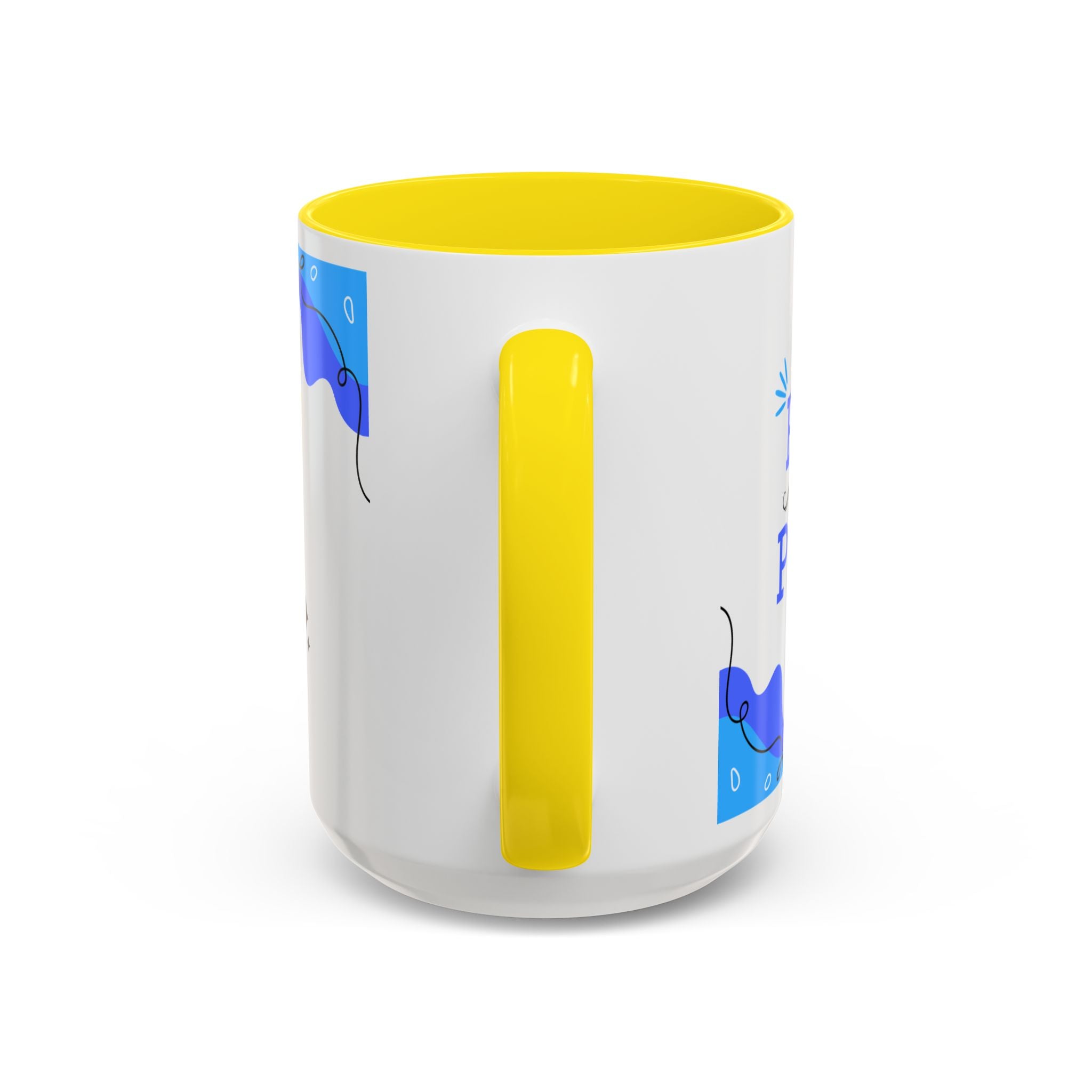 Taza “Feliz Día Papá” | Taza de Café con Interior de Color 11 oz y 15 oz