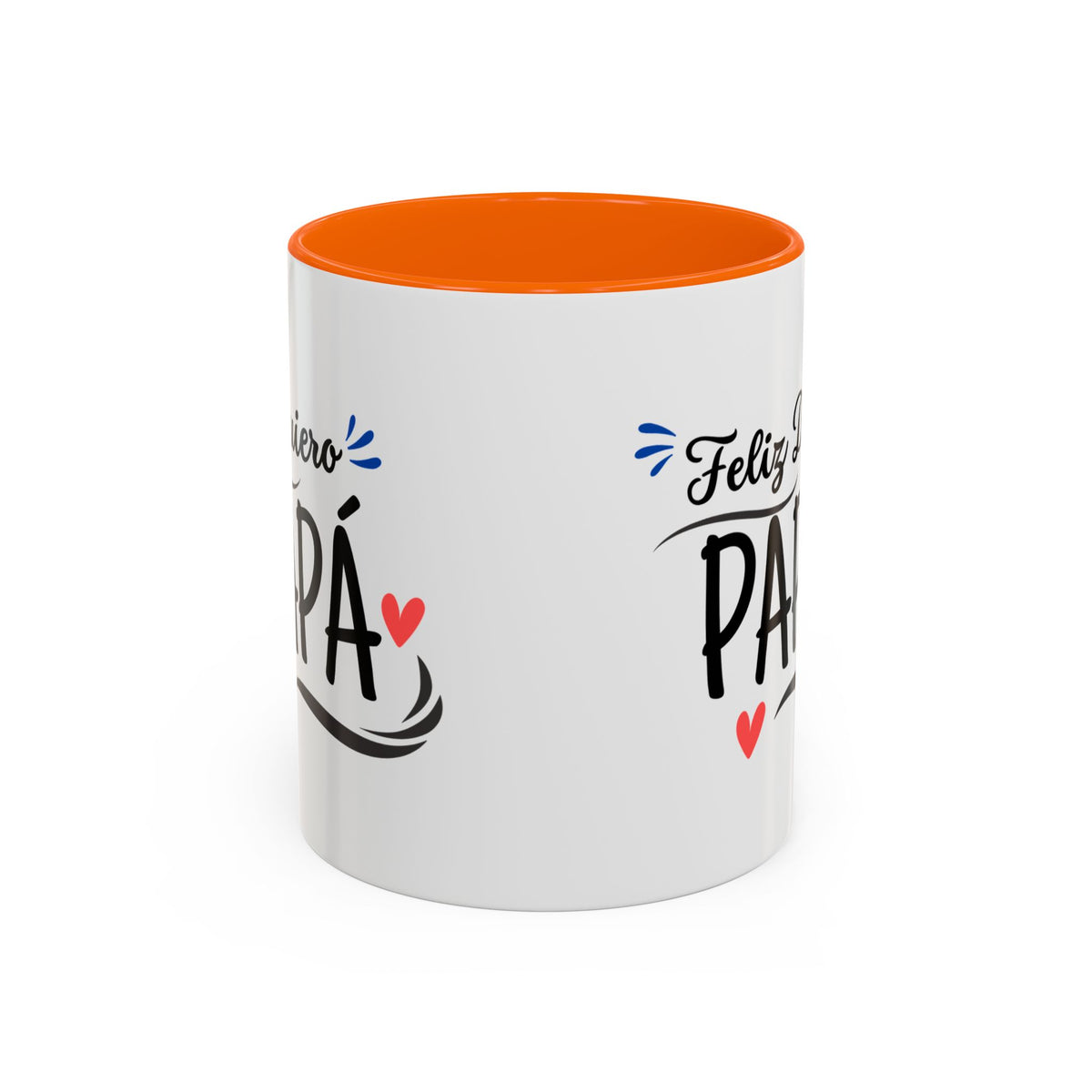 Taza “Feliz Día Papá” | Taza de Café con Interior de Color 11 oz y 15 oz