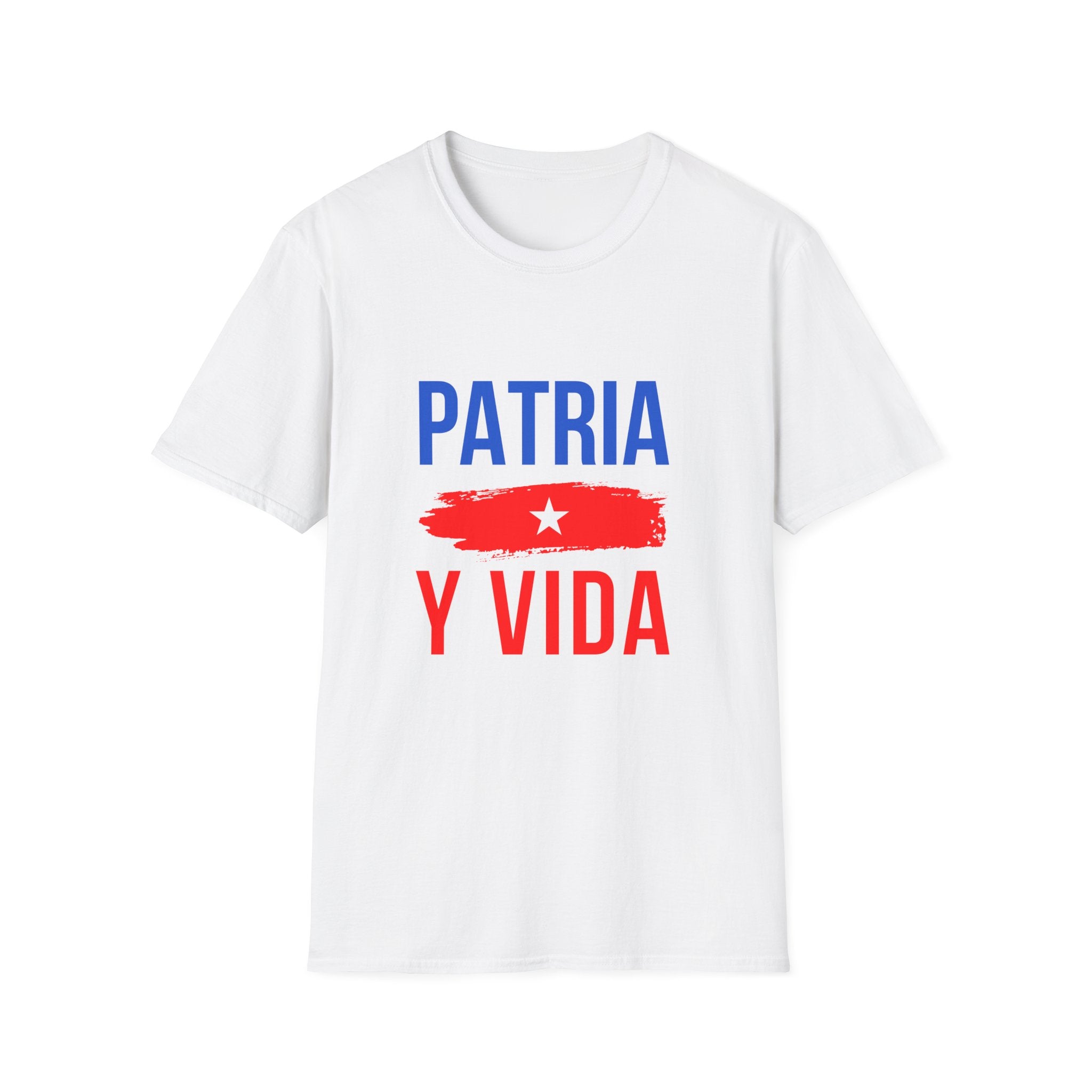 Camiseta “Patria y Vida” — Tee Cubano Minimalista