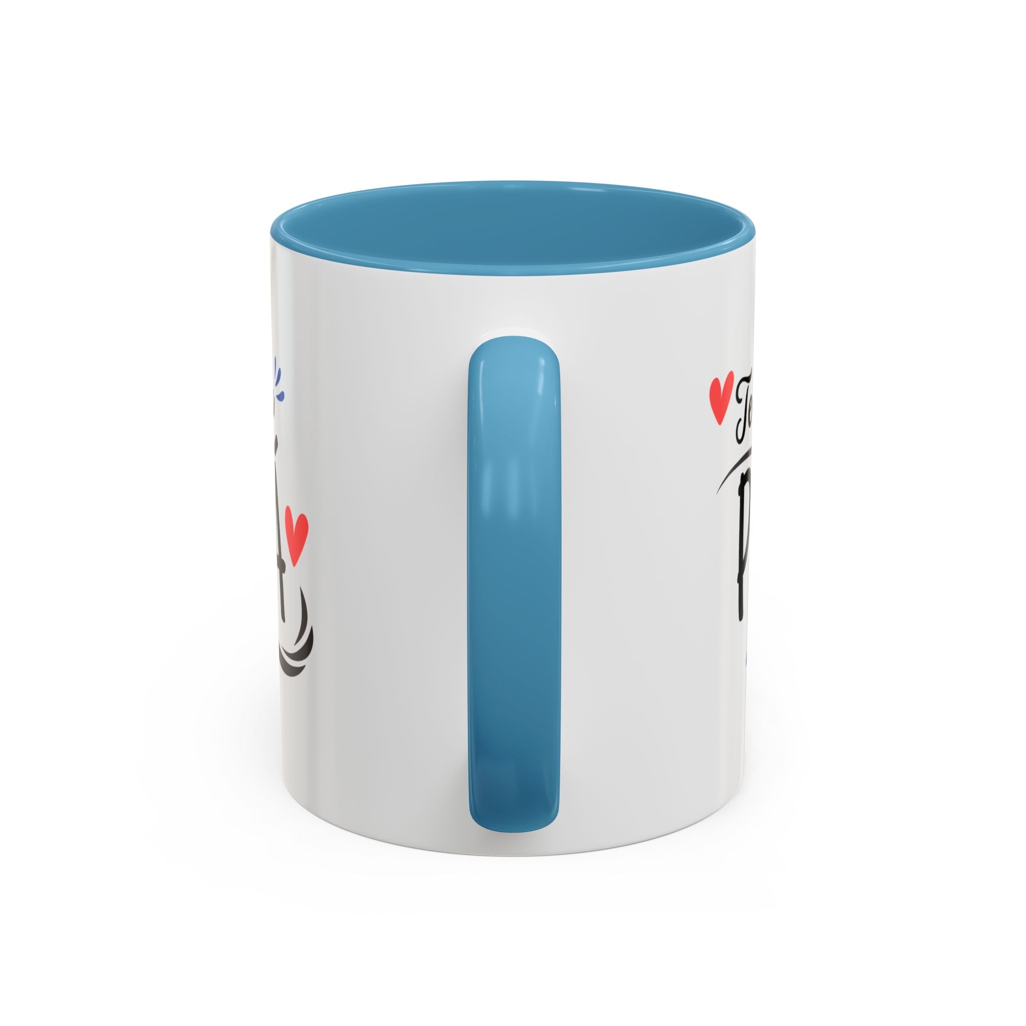 Taza “Feliz Día Papá” | Taza de Café con Interior de Color 11 oz y 15 oz