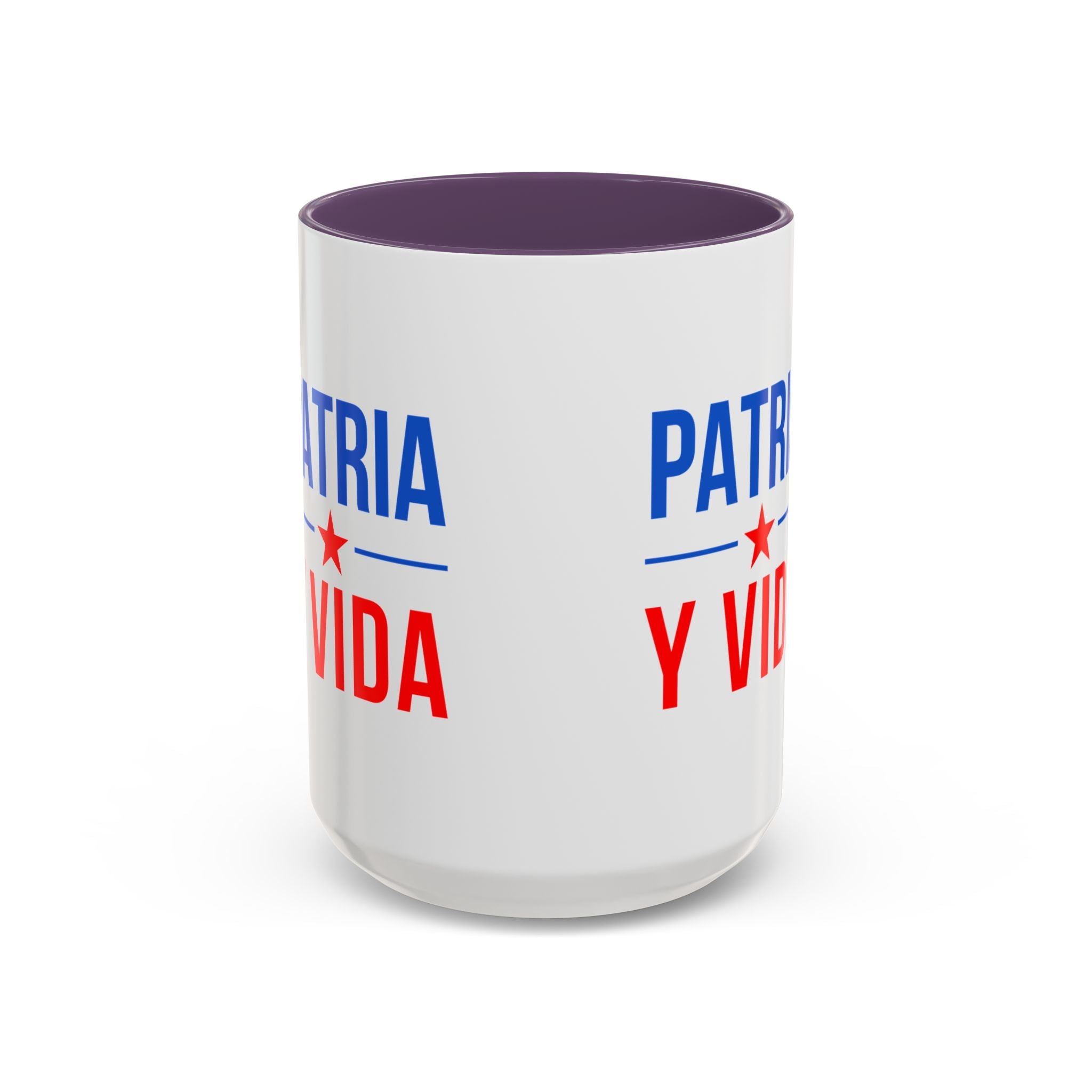 Taza “Patria y Vida” | Taza de Café con Interior de Color 11 oz y 15 oz
