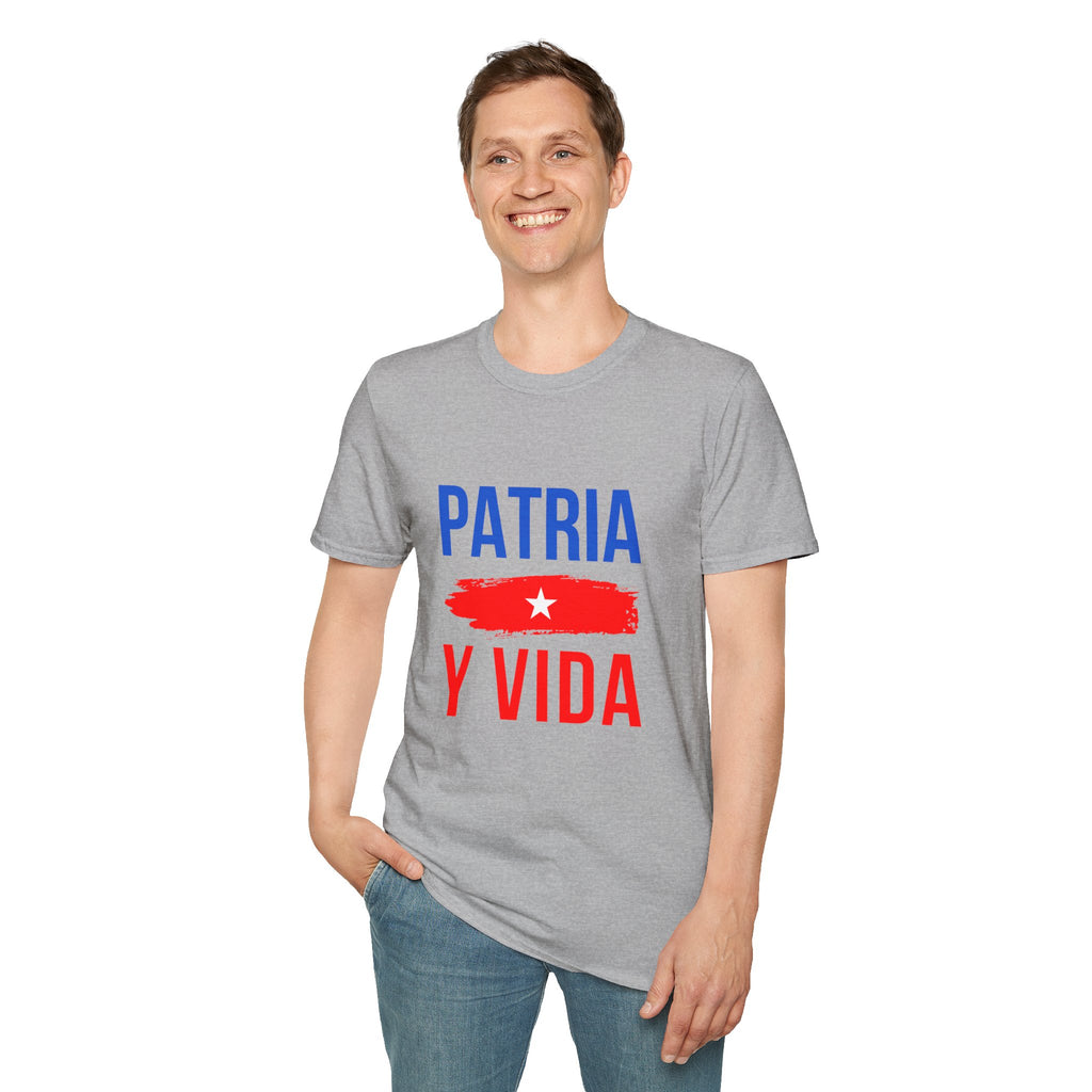 Camiseta “Patria y Vida” — Tee Cubano Minimalista