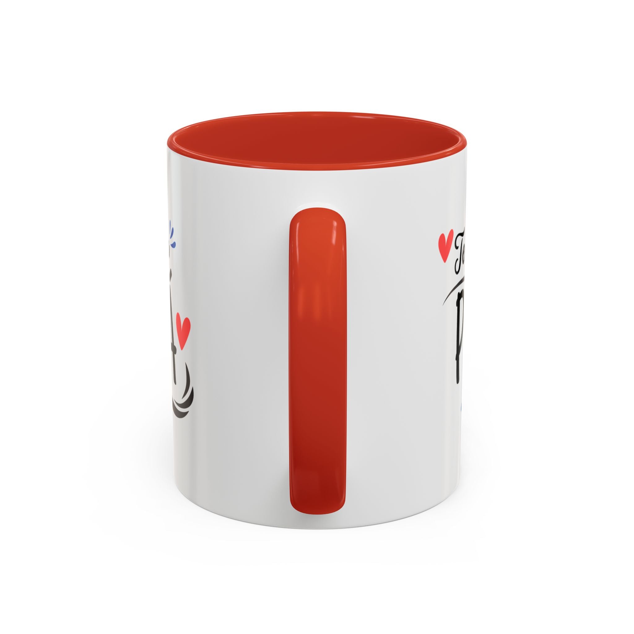 Taza “Feliz Día Papá” | Taza de Café con Interior de Color 11 oz y 15 oz